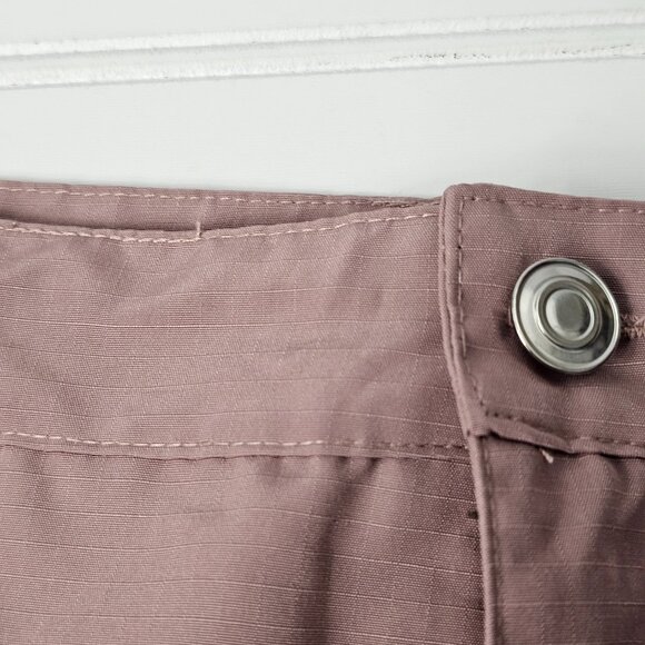 Lulus Women's Mauve 5 Pocket Check Textured Cargo Mini Skort Size XL NWT - Picture 6 of 13